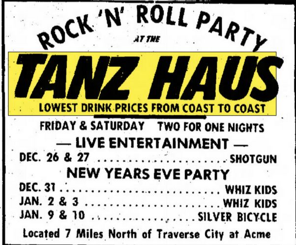 Tanz Haus (Tanz Haus Club, TanzHaus) - Dec 26, 1975, Page 21 - Traverse City Record-Eagle At Newspapers